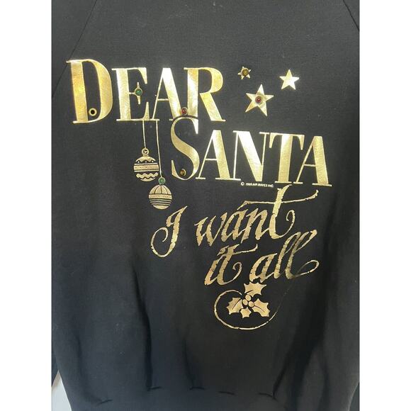 Vintage Christmas Sweater 1989 Made in USA Jerzees STILL LIGHTS UP! Large - Picture 4 of 11